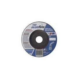 BlueFire Depressed Center Wheels, 6" Dia, 5/8" Arbor, 1/8" Thick, 24 Grit