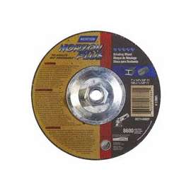 Type 27 NorZon+ Depressed Center Wheel, 7" Dia, 1/4" Thick, 5/8"-11 Arbor
