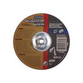 Type 27 NorZon+ Depressed Center Wheel, 9" Dia, 1/8" Thick, 5/8"-11 Arbor,CutOff