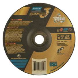 Quantum3 Cut-off Wheel, 7 in Dia, 1/4 in Thick, 7/8 in Arbor