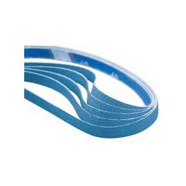 NorZon File Belts, 1/2 in X 12 in, 60, Zirconia Alumina