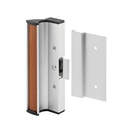 Prime-Line C 1055 Handle Set, Aluminum, Anodized, 3/4 to 1 in Thick Door