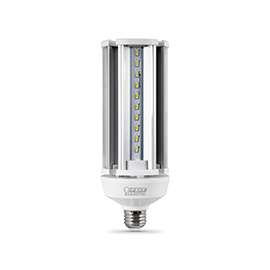 Feit Electric C4000/5K/LED LED Lamp, 120 V, 38 W, Medium E26, Corn Bulb Retrofit Lamp, Daylight Light