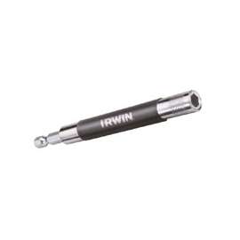 IRWIN 3555531C Screw with Retracting Sleeve, 1/4 in Drive, Hex Drive, 1/4 in Shank, Hex Shank, Steel