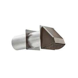 Lambro 209B Preferred Hood Vent, 5.57 in W Hood, 5.7 in H Hood, 4 in Duct, Plastic Hood