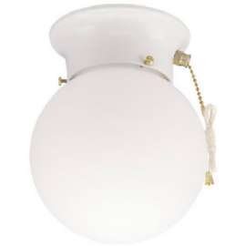 6" WHT Ceil Fixture