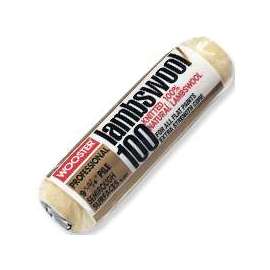 WOOSTER R291-9 Paint Roller Cover, 1/2 in Thick Nap, 9 in L, Lambs Wool Cover, Buff