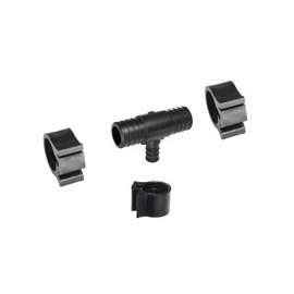 Flair-It PEXLOCK 30775 Reducing Pipe Tee with Clamp, 1 x 1/2 in, 100 psi Pressure
