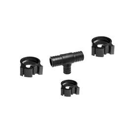 Flair-It PEXLOCK 30776 Reducing Pipe Tee with Clamp, 1 x 3/4 in, 100 psi Pressure
