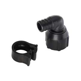 Flair-It PEXLOCK 30807 Pipe Elbow, 3/4 in, FPT, Black, 100 psi Pressure