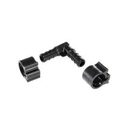 Flair-It PEXLOCK 30815 Pipe Elbow, 3/8 in, 90 deg Angle, Black, 100 psi Pressure