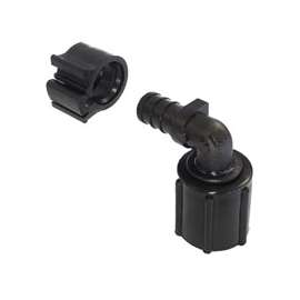 Flair-It PEXLOCK 30816 Pipe Elbow, 1/2 in, FPT, 90 deg Angle, Black, 100 psi Pressure