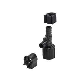 Flair-It PEXLOCK 30828 Pipe Tee with Clamp, 1/2 in, FPT, 100 psi Pressure