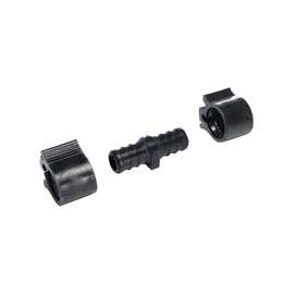 Flair-It PEXLOCK 30840 Coupling, 1/2 in, Black, 100 psi Pressure