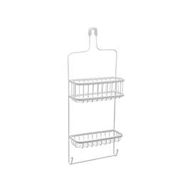 Zenna Home E7617WW Shower Caddy, Steel, 10.38 in OAW, 26.13 in OAH, 4.13 in OAD