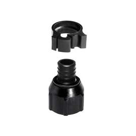 Flair-It PEXLOCK 30849 Swivel Pipe Adapter, 3/4 in, FPT, Polysulfone, Black, 100 psi Pressure