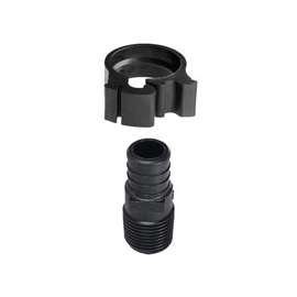 Flair-It PEXLOCK 30857 Pipe Adapter, 3/4 x 1/2 in, PEX x MPT, Polysulfone, Black, 100 psi Pressure