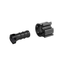 Flair-It PEXLOCK 30862 Pipe Plug with Clamp, 3/8 in, Black