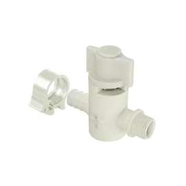 Flair-It 30888 Stop Valve, 1/2 x 3/8 in Connection, PEX x Compression, 100 psi Pressure, Polysulfone Body
