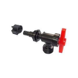 Flair-It 30895 Washing Machine Valve, Plastic, Red