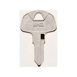 HY-KO 11010HD57 Key Blank, Brass, Nickel, For: Honda Vehicle Locks