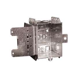 Hubbell 1504MSBUBAR Device Box, 1 Gang, 15 cu-in x 3 in L x 2-1/4 in W x 2-1/2 in D