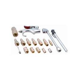Vulcan CC910 Air Tool Accessory Kit, Brass/Steel, Brass/Chrome, Brass/Chrome
