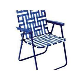 Rio Brands Web Chair, 15 In H, Steel Frame