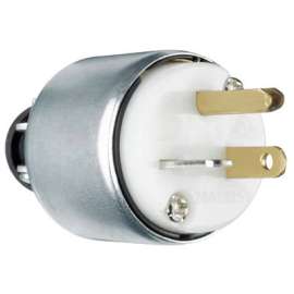 20A 125V WHT Armor Plug