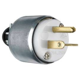 20A 250V WHT Armor Plug