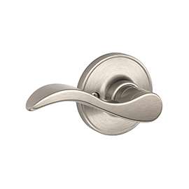 Schlage Seville Series J170SEV619LH Dummy Lever, Satin Nickel