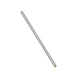 Stanley Hardware N179-515 Threaded Rod, 3/8-16 Thread, 36 in L, A Grade, Steel, Zinc, UNC Thread