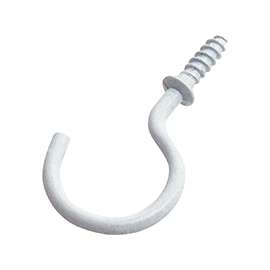 ProSource PH-122322-PS Cup Hook, 5/32 in Thread, 46 mm L, Steel, Painted