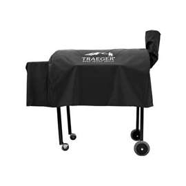 Traeger BAC380 Hydrotuff Grill Cover, 53 in W, 27 in D, 49 in H, Black