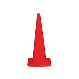 3M 90129-00006 Safety Cone, 28 in H Cone, PVC Cone, Orange Cone