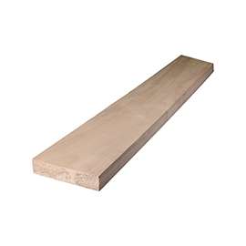 ALEXANDRIA Moulding 0Q1X4-27048C Hardwood Board, 4 ft L Nominal, 4 in W Nominal, 1 in Thick Nominal