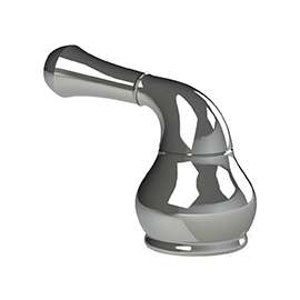 Danco 10536 Faucet Handle, Zinc, Chrome Plated, For: Moen Lavatory Two Handle Tub/Shower Faucets