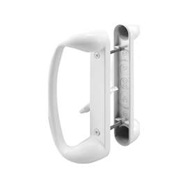 Prime-Line C 1176 Handle Set, Aluminum, Painted, 1-5/8 to 1-7/8 in Thick Door