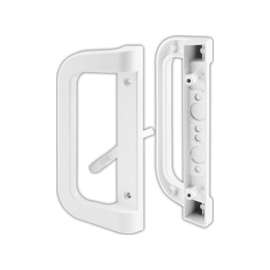 Prime-Line C 1177 Handle Set, Aluminum, Painted, 2 in Thick Door