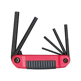 Eklind 25611 Hex Key Set, 6-Piece, Steel, Black