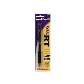 Uni-Ball 33956 Retractable Ball Point Pen, 0.77 mm Tip, Medium Point Tip, Black Ink
