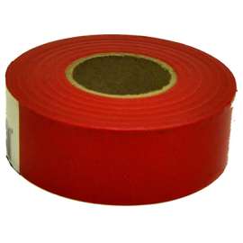 150' Glo RED Flag Tape