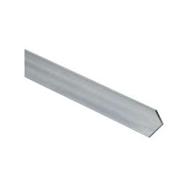 Stanley Hardware 4203BC Series N247-296 Angle Stock, 3/4 in L Leg, 48 in L, 1/16 in Thick, Aluminum, Mill