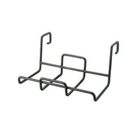 Landscapers Select GB-4327 Square Planter Holder with Hanger, Steel, Black, Powder coated