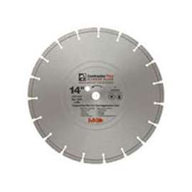 MK 166996 Circular Saw Blade, 14 in Dia, Diamond Cutting Edge, 1-20 Arbor
