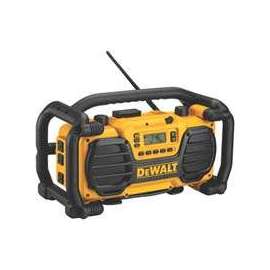 DeWALT DC012 Cordless, Heavy-Duty Worksite Charger/Radio, 7.2 to 18 V Battery, Lithium-Ion, Nickel-Cadmium Battery