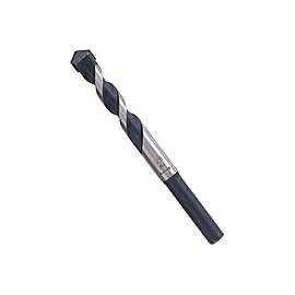 Bosch BlueGranite Turbo HCBG27T Hammer Drill Bit, 1 in Dia, 12 in OAL, Milled Flute, 2-Flute, 3/8 in Dia Shank