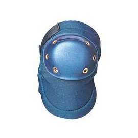 Plastic Cap Knee Pads, Adjustable Hook and Loop, Blue