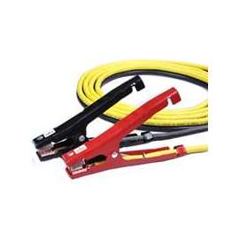 ProSource 081602 Booster Cable, 8 AWG Wire, 4-Conductor, Clamp, Clamp, Stranded, Yellow/Black Sheath