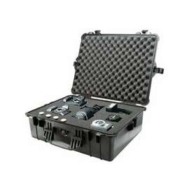 Large Protector Cases, 1600 Case, 16 1/2 in x 7.87 in x 21.43 in, Black